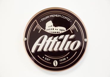 Loghi in plexiglass specchiato, targhe professionali in plexiglass