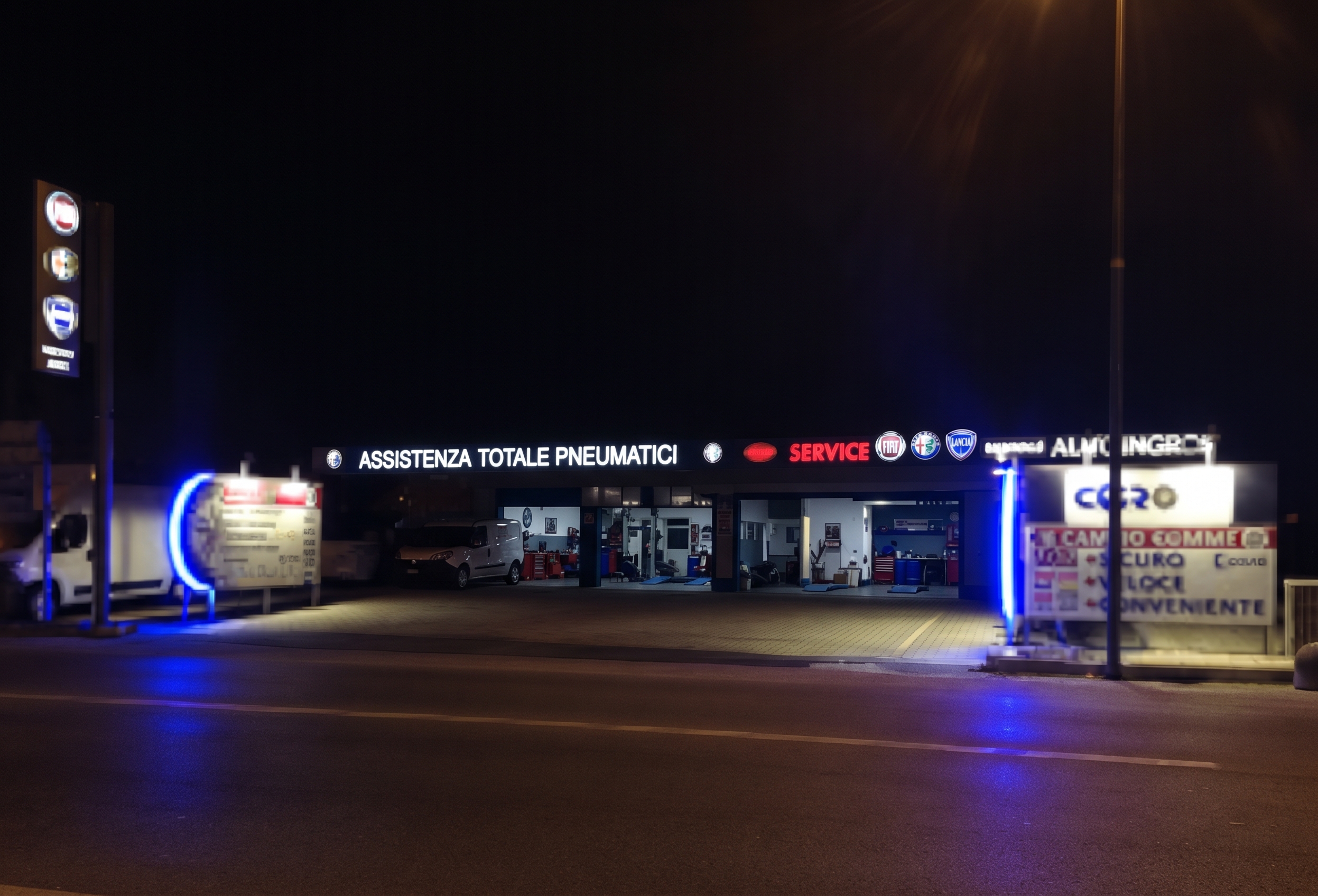 Installazione grandi insegne luminose a Torino
