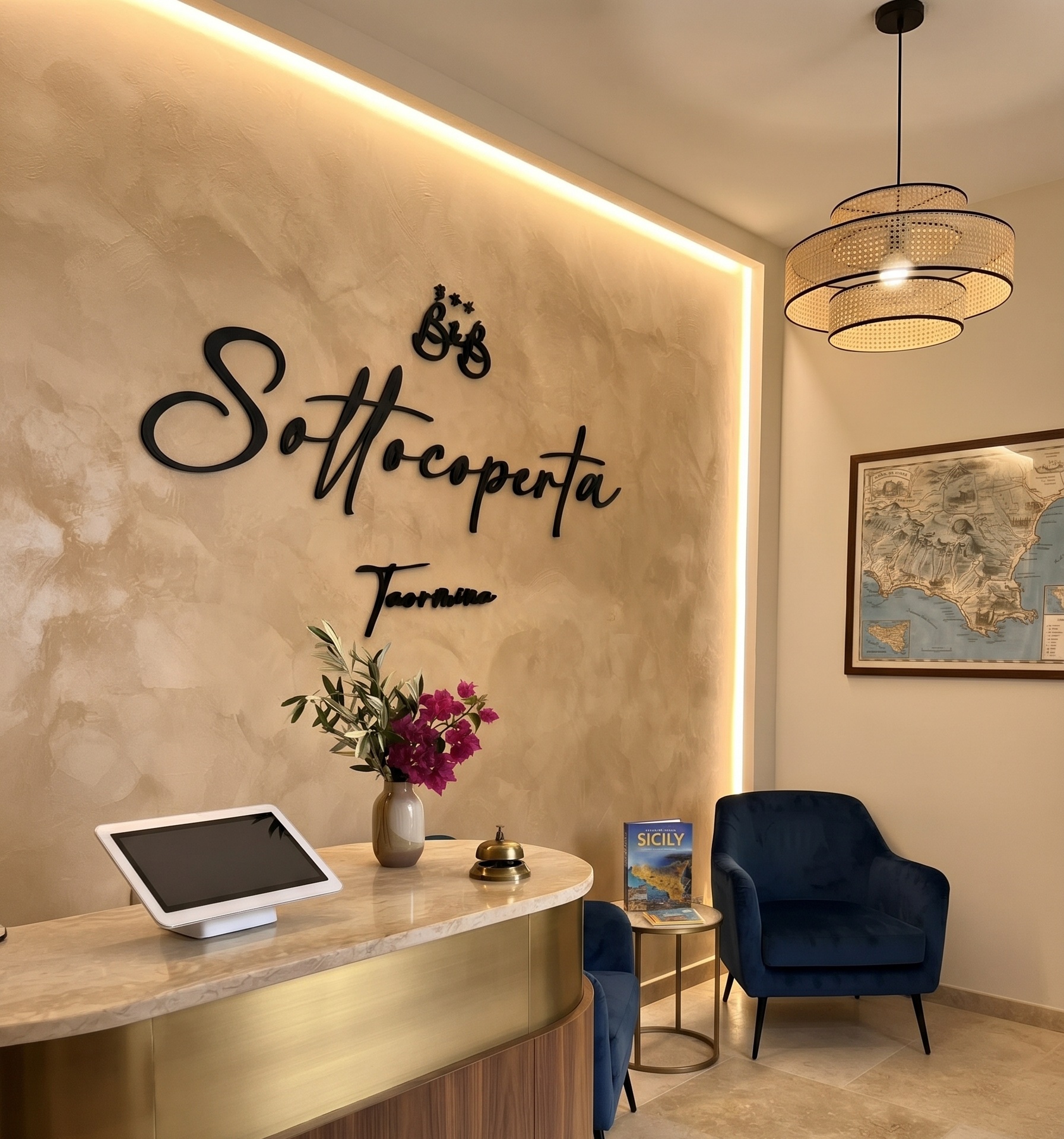 scritte loghi 3d hotel bb