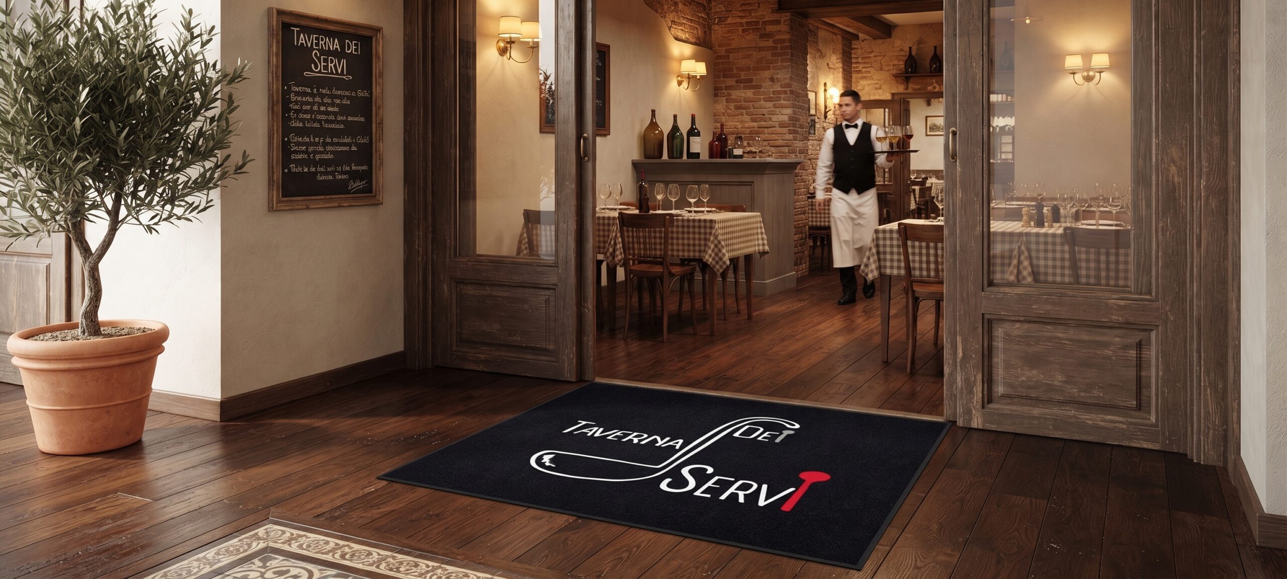 Tappeti con logo aziendale personalizzati